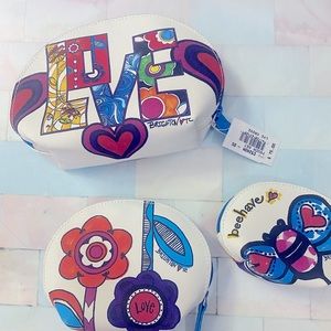 NWT Brighton Love Groove set of 3 Pouch Set